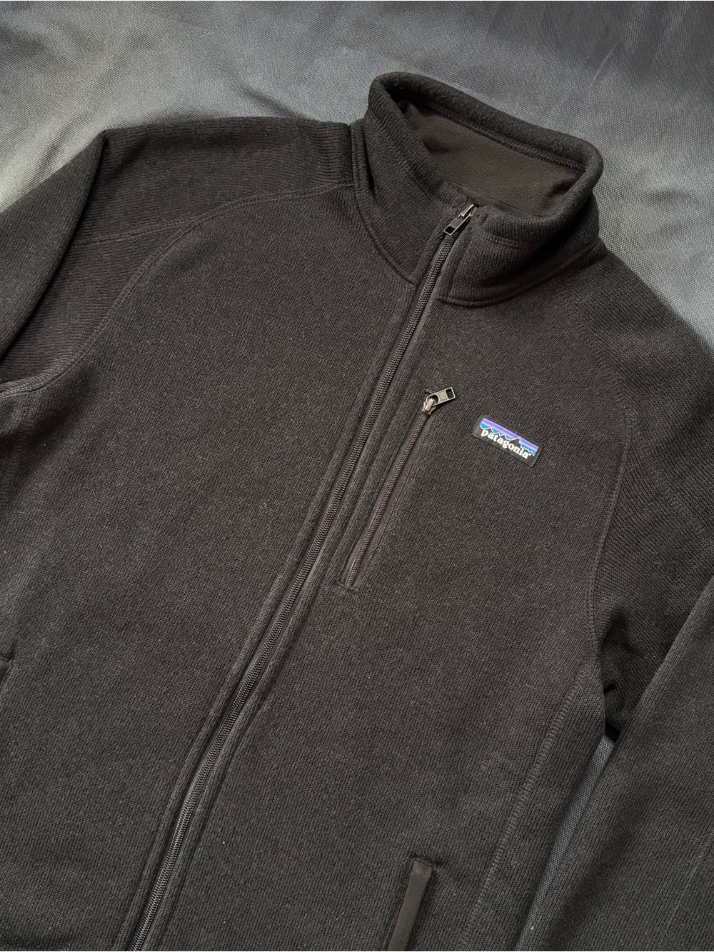Patagonia Mens Better Sweater Jacket Black Full Zip Fleece Size M